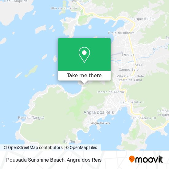 Pousada Sunshine Beach map