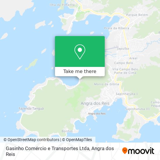 Gasinho Comércio e Transportes Ltda map