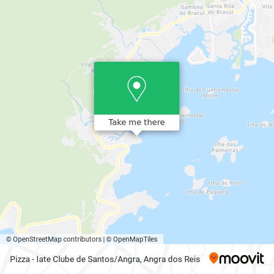 Pizza - Iate Clube de Santos / Angra map