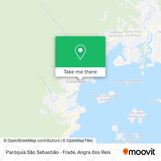 Paróquia São Sebastião - Frade map