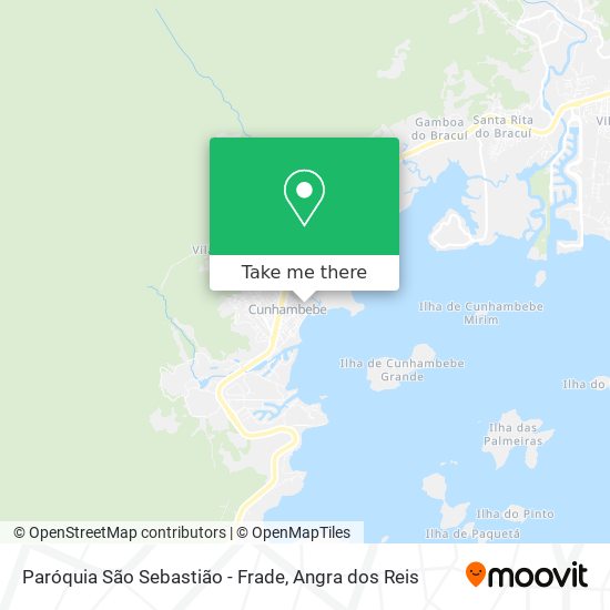 Mapa Paróquia São Sebastião - Frade