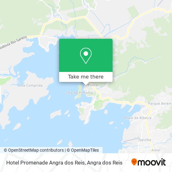 Mapa Hotel Promenade Angra dos Reis