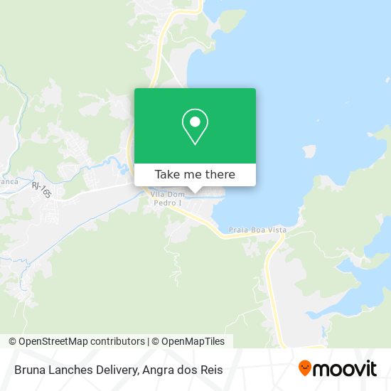 Bruna Lanches Delivery map