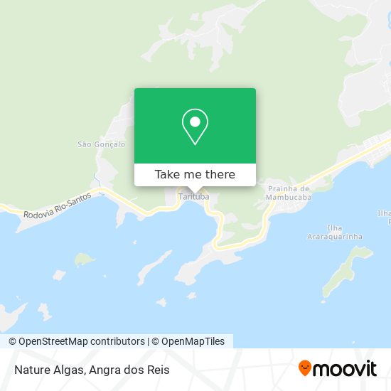 Nature Algas map