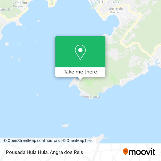 Pousada Hula Hula map