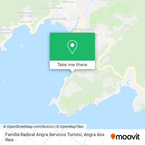 Familia Radical Angra Servicos Turistic map