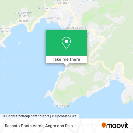 Recanto Ponta Verde map