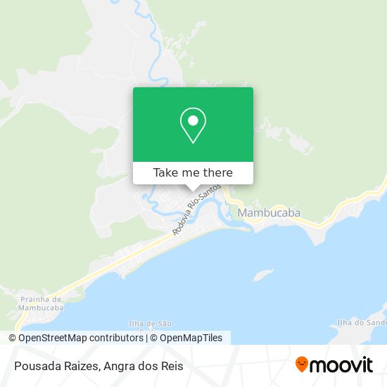 Pousada Raizes map