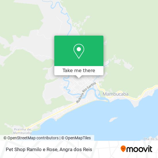 Mapa Pet Shop Ramilo e Rose