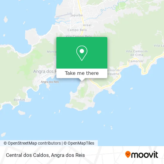 Central dos Caldos map