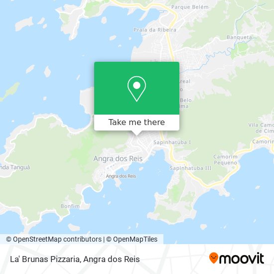 Mapa La' Brunas Pizzaria