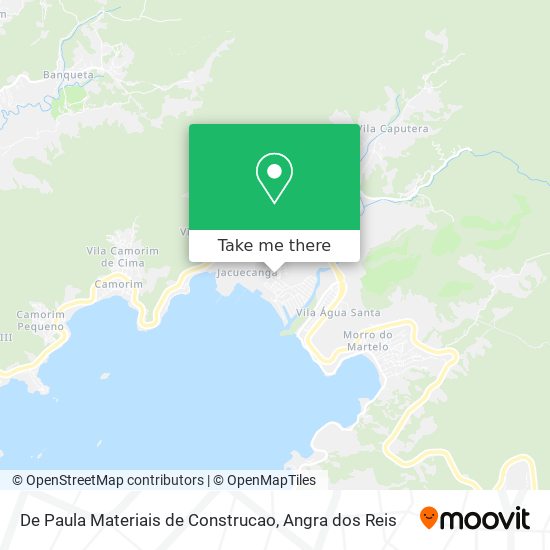 De Paula Materiais de Construcao map