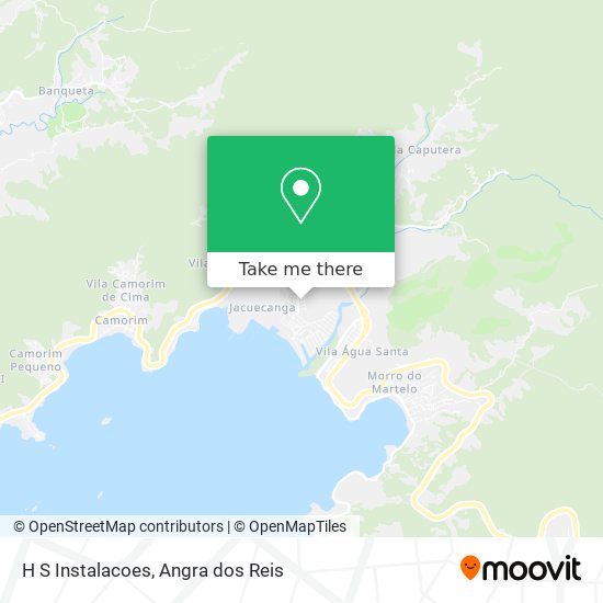 H S Instalacoes map
