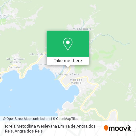 Mapa Igreja Metodista Wesleyana Em 1a de Angra dos Reis