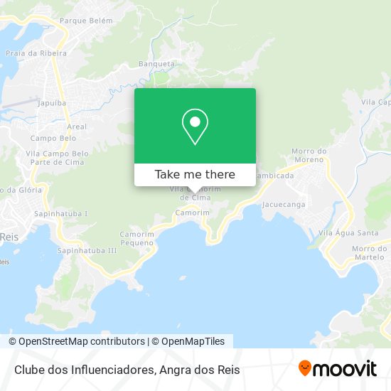 Clube dos Influenciadores map