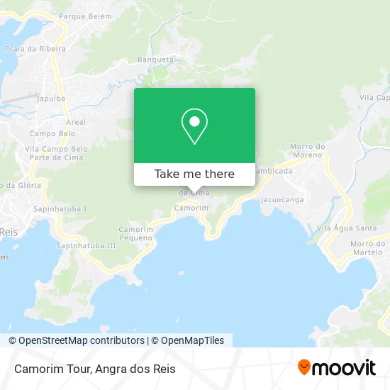 Camorim Tour map