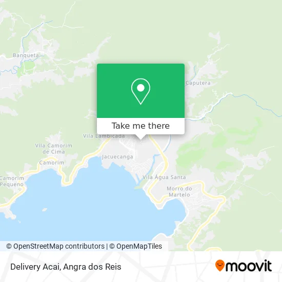 Delivery Acai map