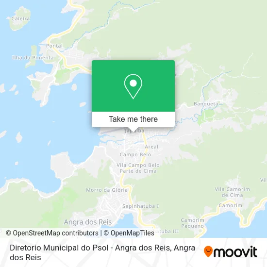 Diretorio Municipal do Psol - Angra dos Reis map