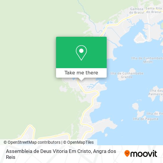 Mapa Assembleia de Deus Vitoria Em Cristo