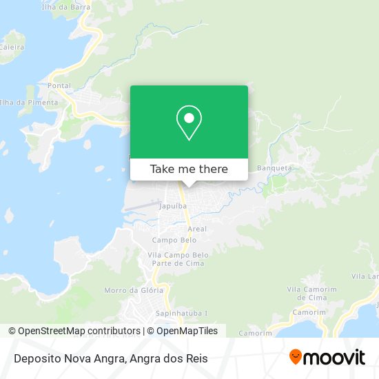 Mapa Deposito Nova Angra