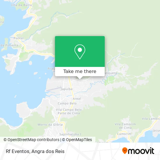 Rf Eventos map