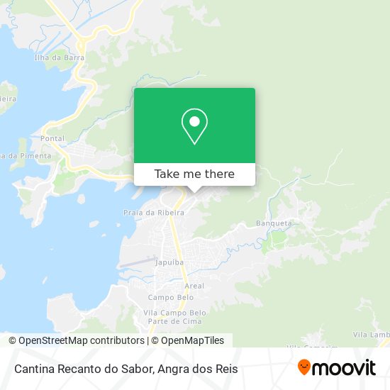 Cantina Recanto do Sabor map