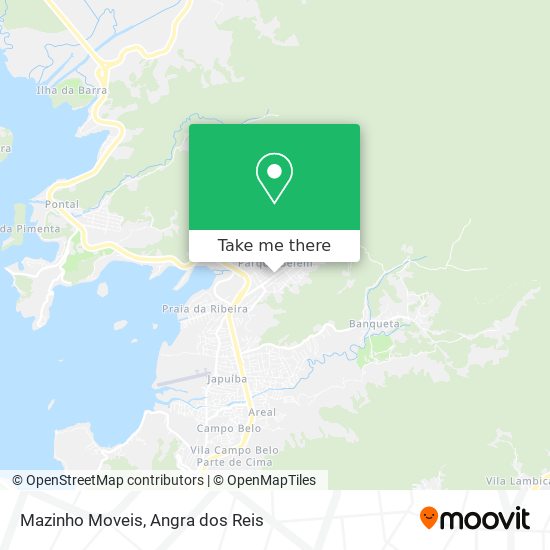 Mazinho Moveis map