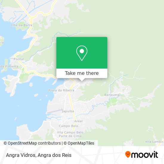 Angra Vidros map