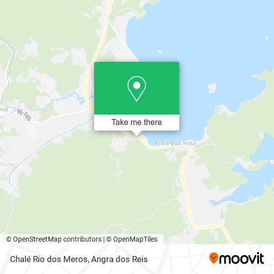 Chalé Rio dos Meros map