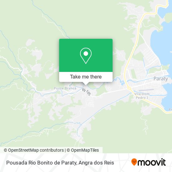 Pousada Rio Bonito de Paraty map