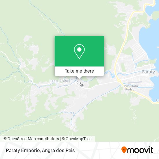 Paraty Emporio map