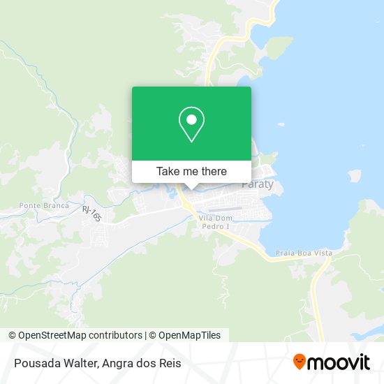 Pousada Walter map