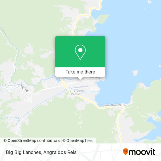 Mapa Big Big Lanches