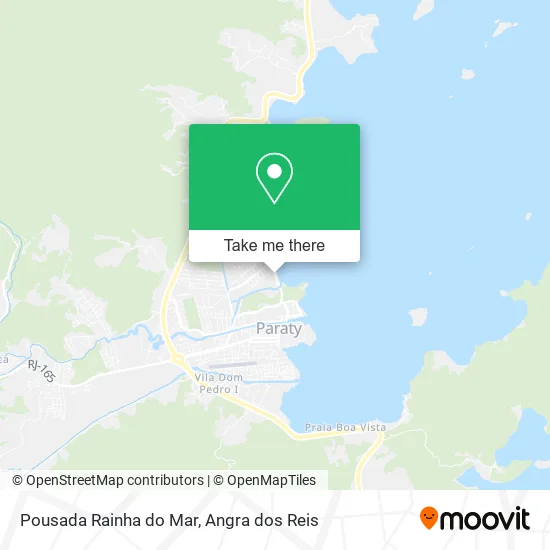 Pousada Rainha do Mar map