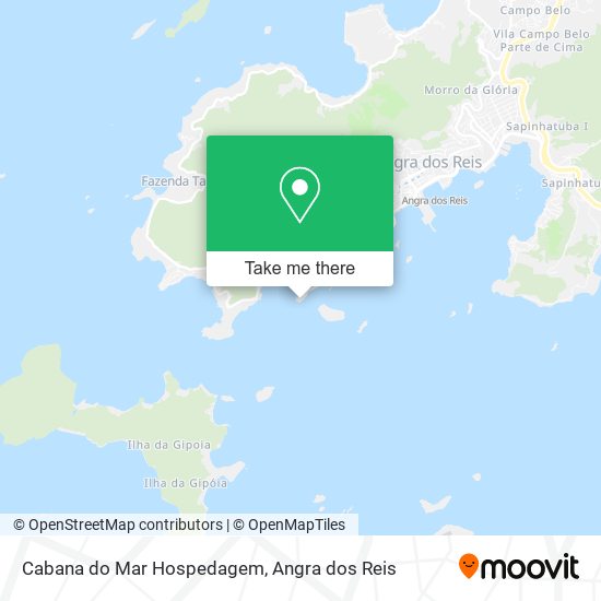 Cabana do Mar Hospedagem map