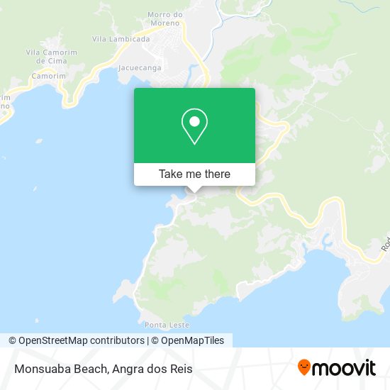 Monsuaba Beach map