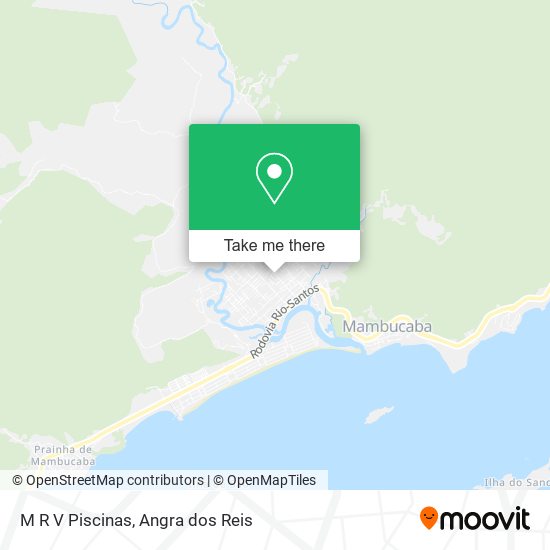 M R V Piscinas map