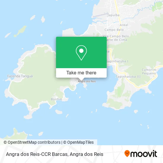 Angra dos Reis-CCR Barcas map