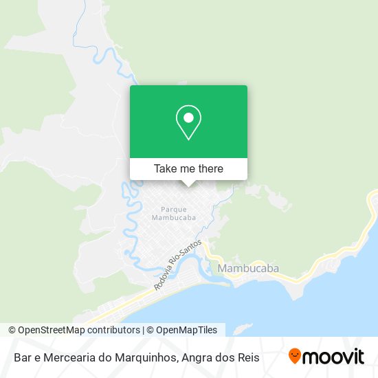 Mapa Bar e Mercearia do Marquinhos