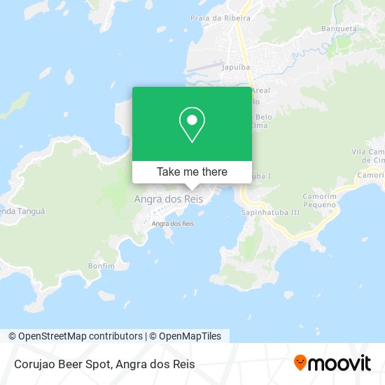 Mapa Corujao Beer Spot