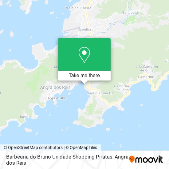 Mapa Barbearia do Bruno Unidade Shopping Piratas