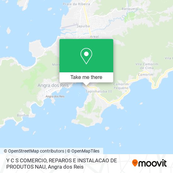 Mapa Y C S COMERCIO, REPAROS E INSTALACAO DE PRODUTOS NAU