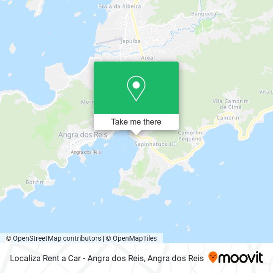 Localiza Rent a Car - Angra dos Reis map