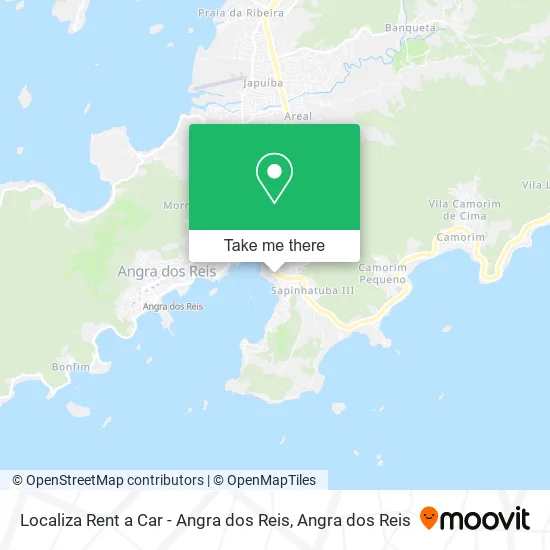 Localiza Rent a Car - Angra dos Reis map