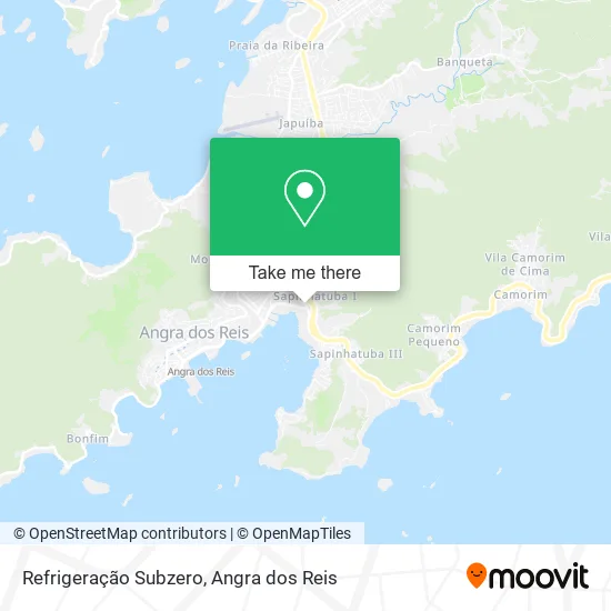 Refrigeração Subzero map
