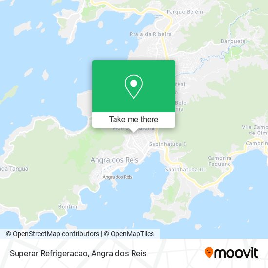 Superar Refrigeracao map