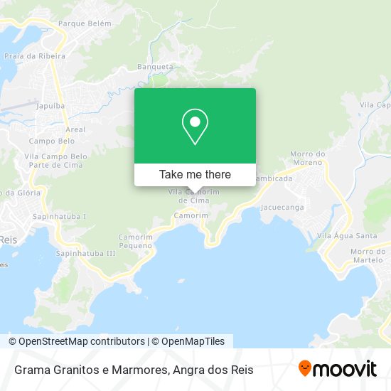 Grama Granitos e Marmores map