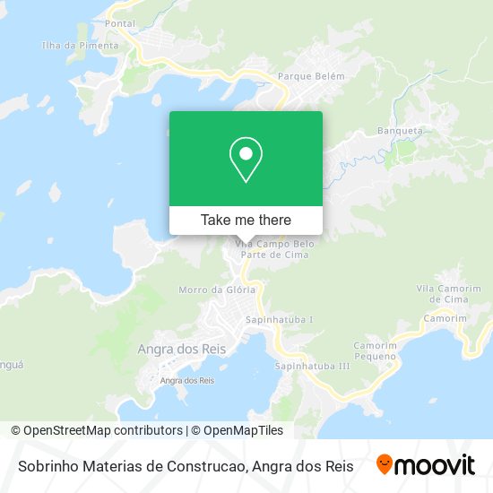 Mapa Sobrinho Materias de Construcao