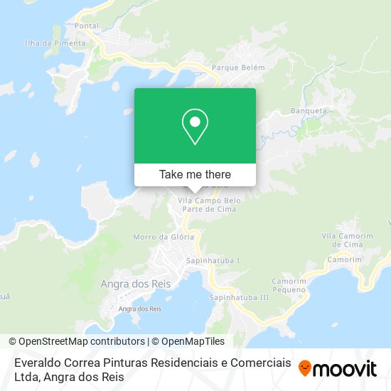 Mapa Everaldo Correa Pinturas Residenciais e Comerciais Ltda