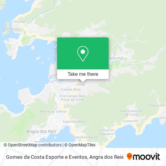 Mapa Gomes da Costa Esporte e Eventos